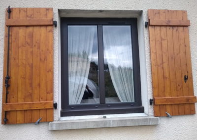 RÉNOVATION : POSE FENÊTRES ALU BICOLORE