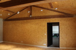 pose osb dans le cadre d'une rénovation