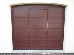 Pose de porte garage avec porte intégrée - Lapendry