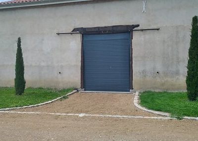 Pose porte alu enroulable sur mesure