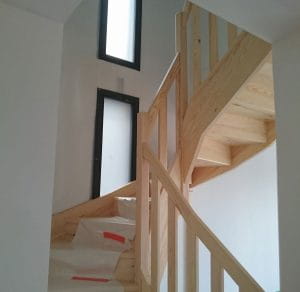 Escalier en bois - Lapendry
