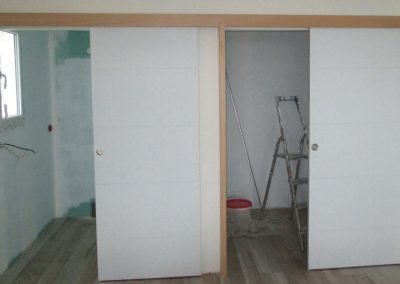 Pose de porte coulissante - Lapendry