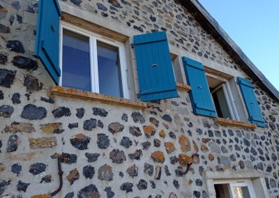 Rénovation: pose porte et fenêtres