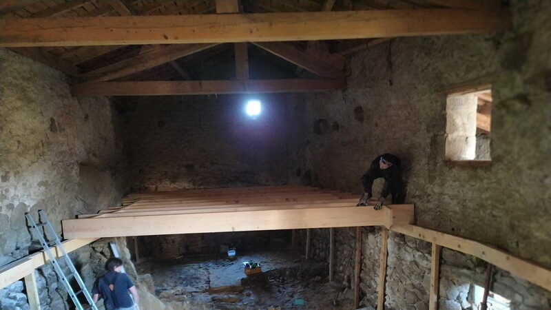 rénovation, changement de plancher par lapendry menuiserie loire 