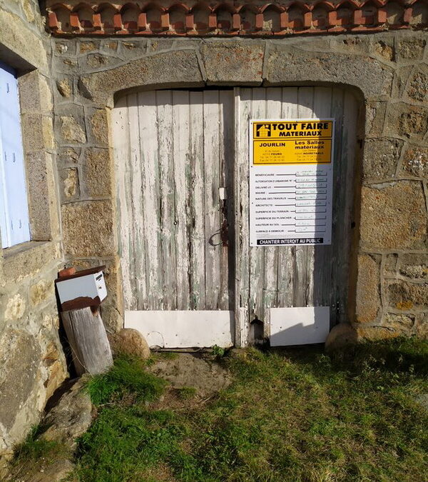 Renovation maison anciennne Lapendry menuiserie, artisan Loire