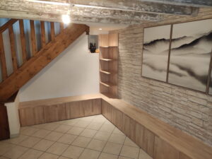 aménagement d'une pièce à vivre par lapendry menuiserie