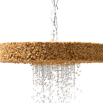 granulats utilisés pour le revêtement hydroway. pose 1200m² d'OSB par lapendry menuiserie pour le séchoir à granulats
