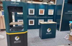 fontaine réalisée par Lapendry menuiserie pour démonstration du produit phare de JDM expert