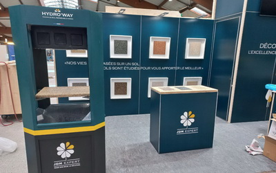 Une vitrine fontaine pour la Foire de St Etienne